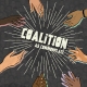 Cover Art: A dark gray background populated by doodled faces of a crowd. At the center of the page the text reads “Coalition as Commonplace” with “Peitho” and “Summer 2023 Volume 25 - Issue 4” written in the corners. Around the central text, several cutout illustrations of hands outlined in bright colors reach vaguely towards the center of the page. The hands are variously posed and some are adorned with accessories (a pride bracelet, a ring, a watch, a band that says “HOPE,” and a tattoo that reads “dissent”). The cover was made by PS Berge, a designer and doctoral candidate in the Texts & Technology program at the University of Central Florida, by commission. Her website can be found at: psberge.com.