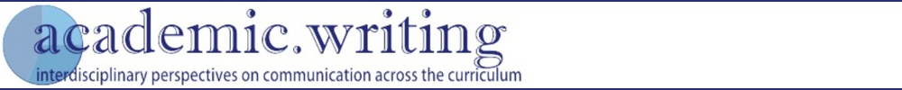 Academic.Writing: Interdisciplinary Perspectives on Communication Across the Curriculum